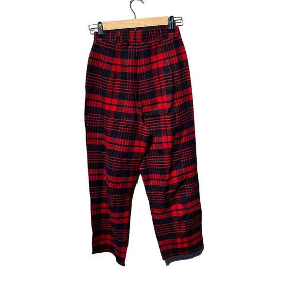 Princess Polly Worst Behavior pants in red plaid size 2 NWT pink - Picture 3 of 4